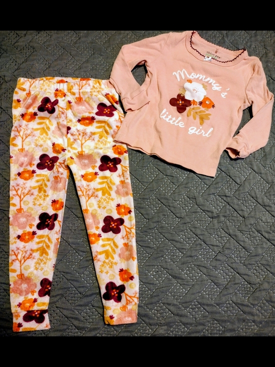 chick pea Other - chick pea Pink Floral "Mommy's Little Girl" Pajama Set